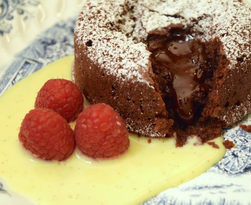 The Rumbly Tumbly Molten Chocolate Lava Cake